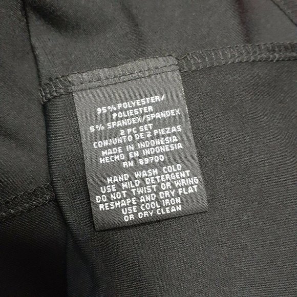 K Petite Collection Black Secretary Dress with Blazer ~ Sz 10P ~ Knee Length - Picture 8 of 12